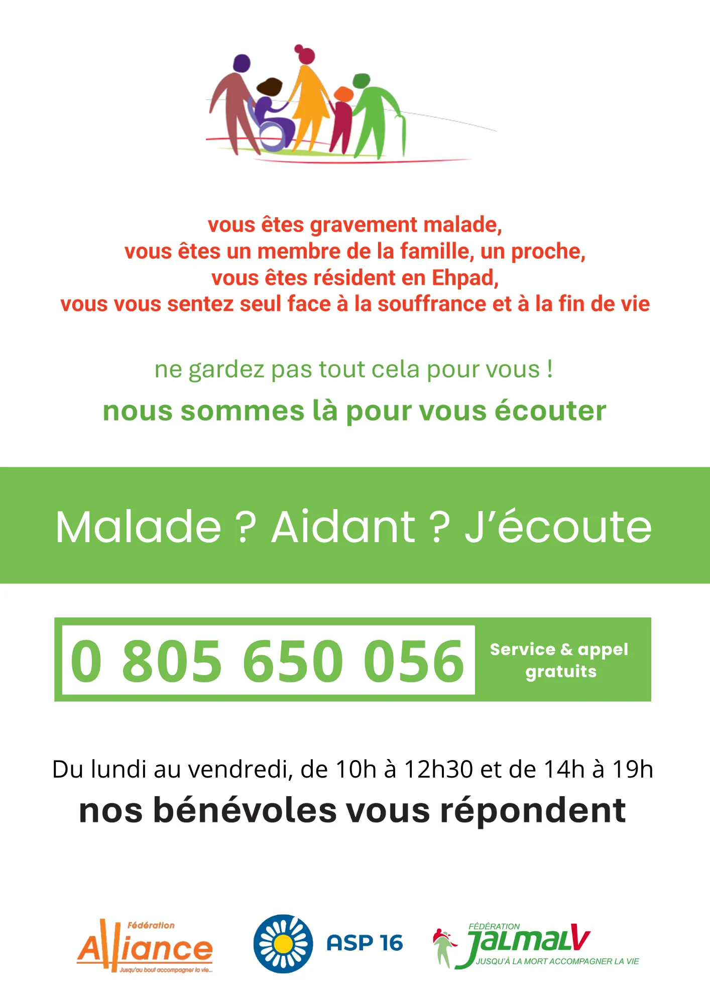 Affiche A3 ligne d'écoute