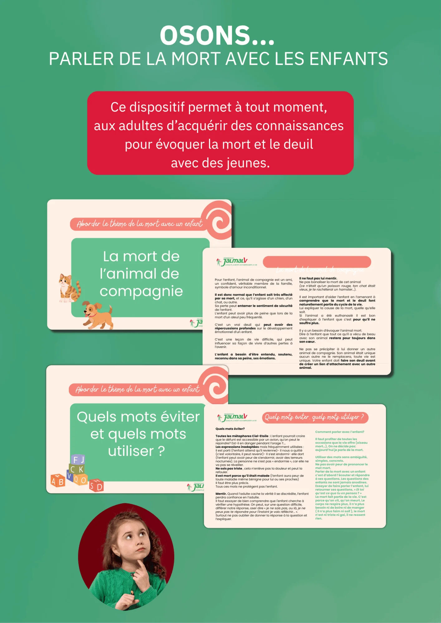 OSONS... PARLER DE LA MORT AVEC LES ENFANTS (Affiche)